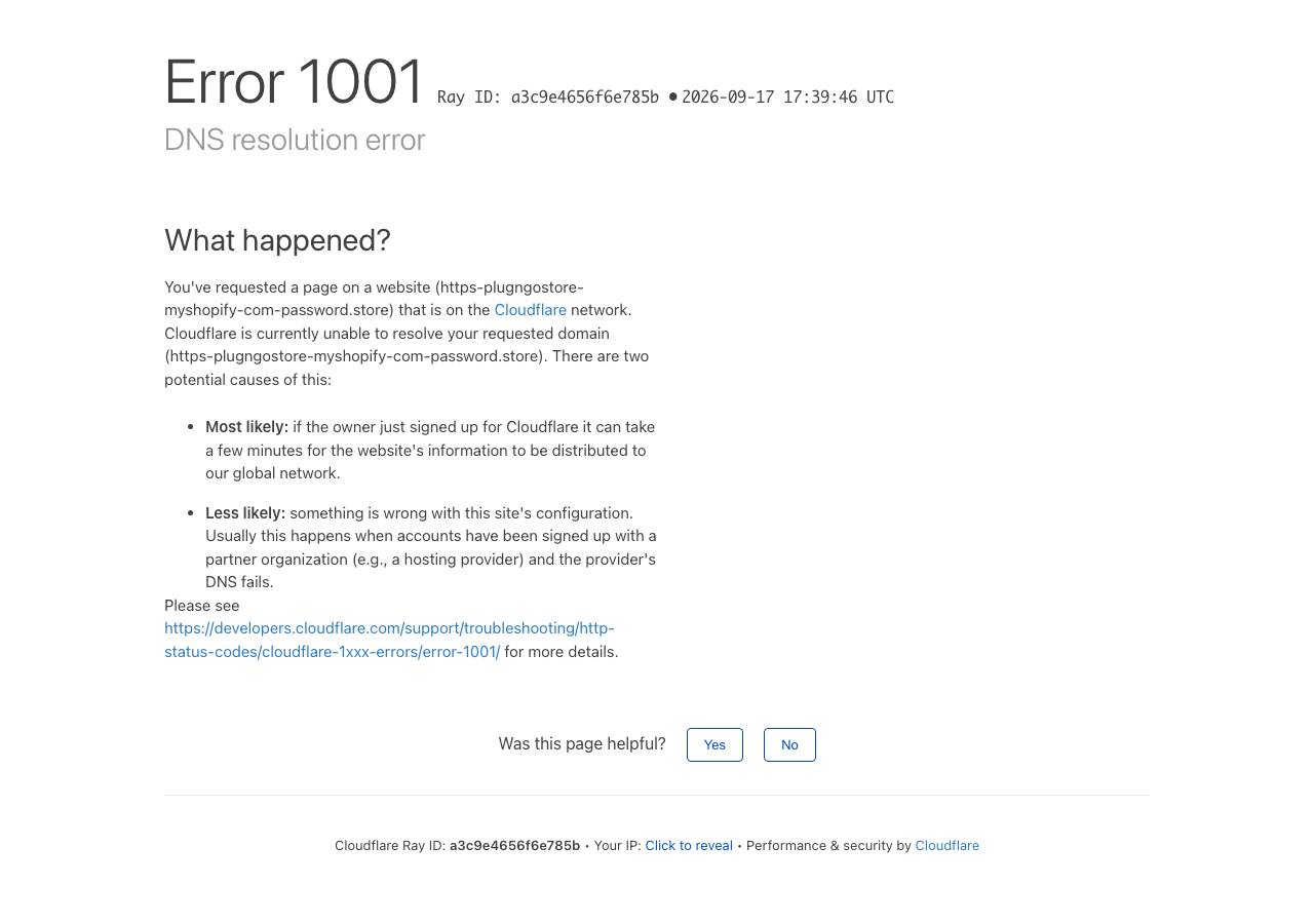 Screenshot of https-plugngostore-myshopify-com-password.store taken by the zone census on 2026-09-17