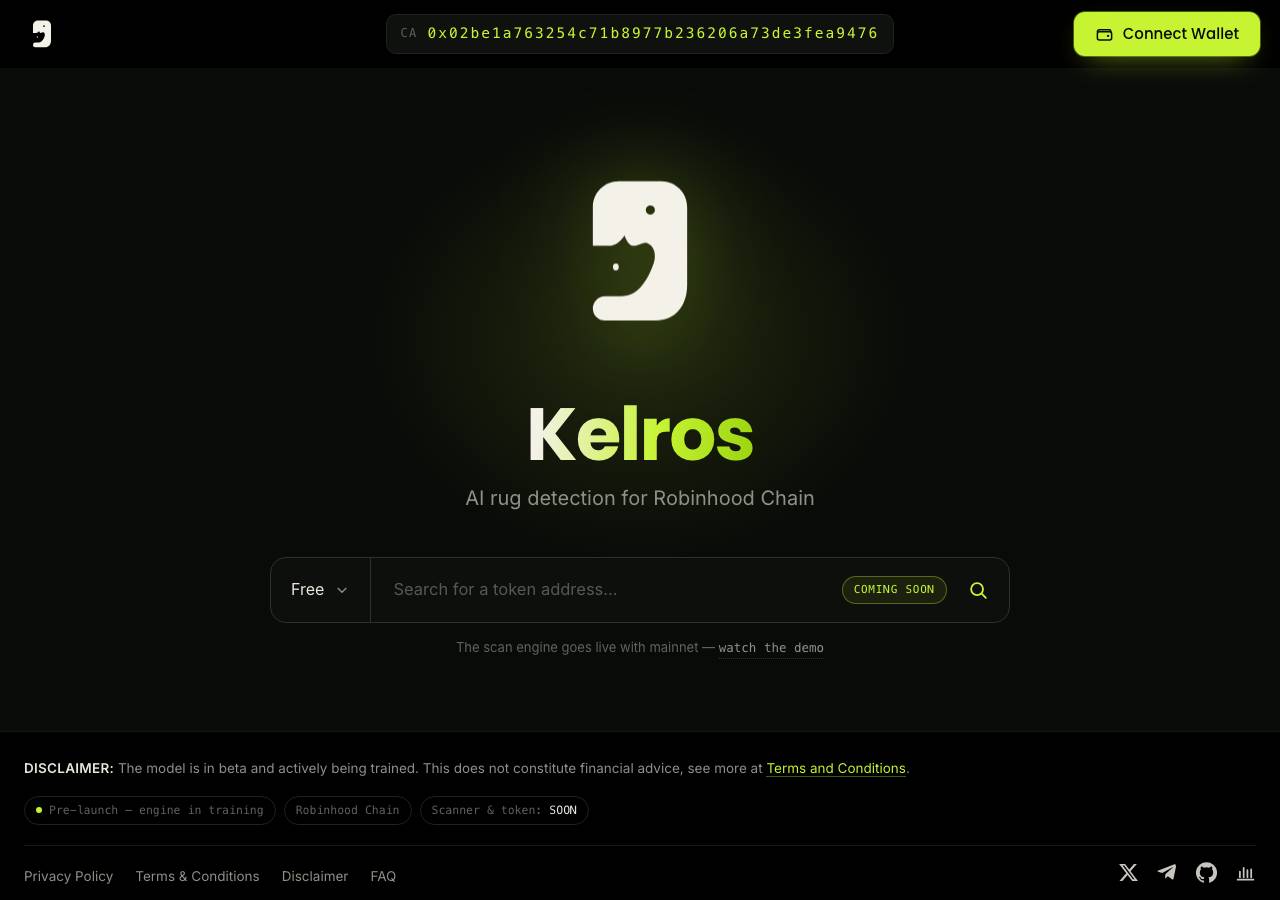 Screenshot of kelros.xyz taken by the zone census on 2026-09-17