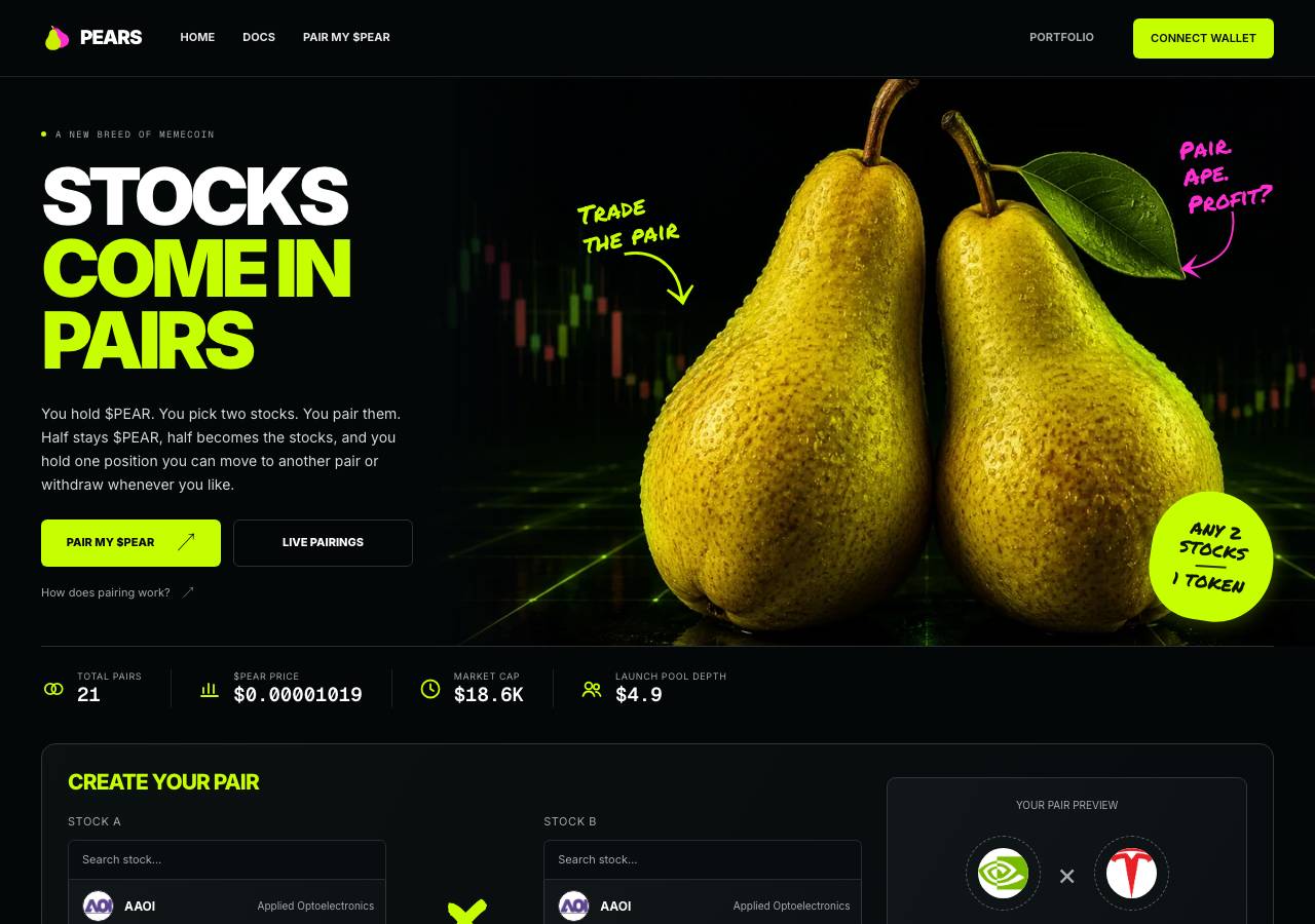 Screenshot of pearstocks.app taken by the zone census on 2026-09-17