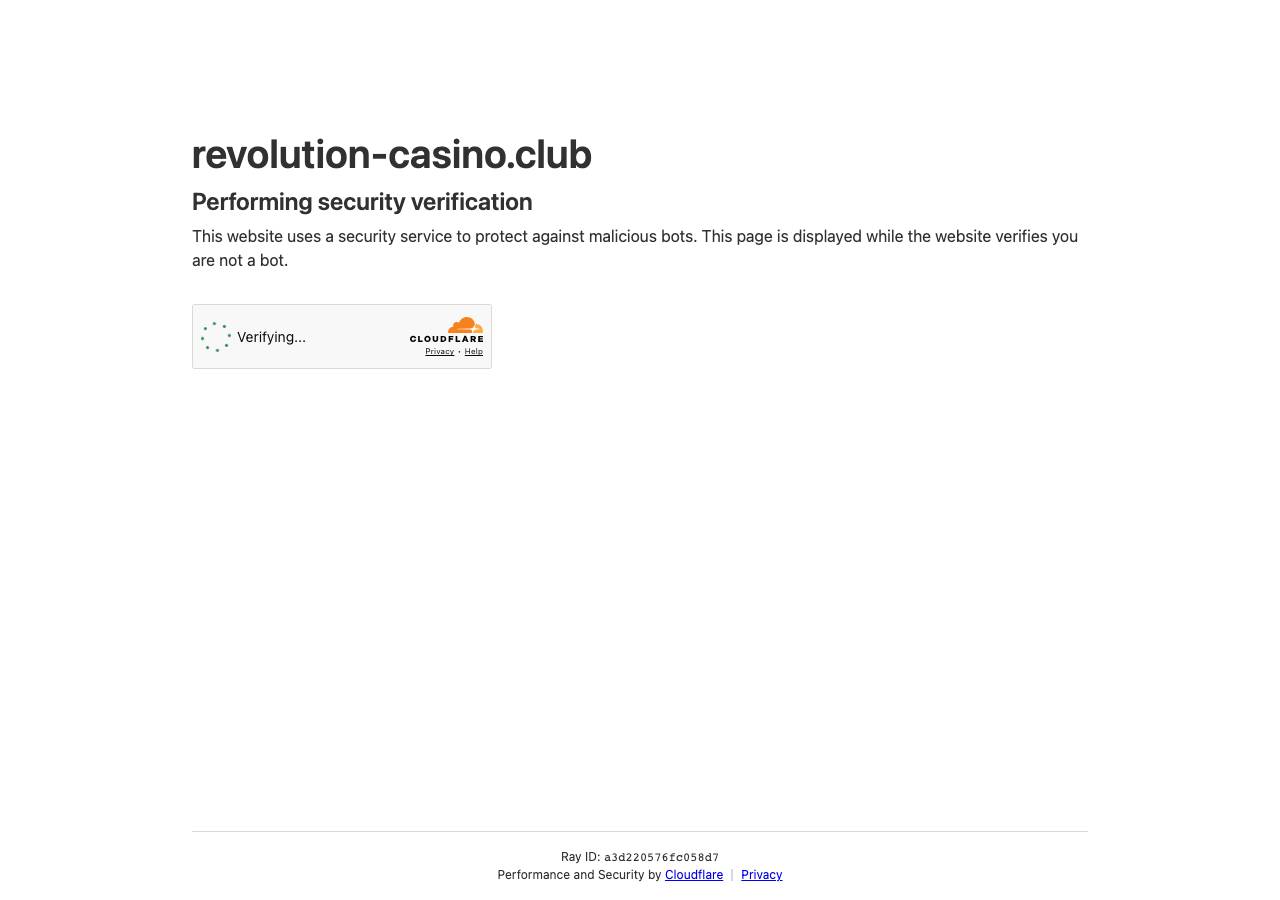 Screenshot of revolution-casino.club taken by the zone census on 2026-09-18