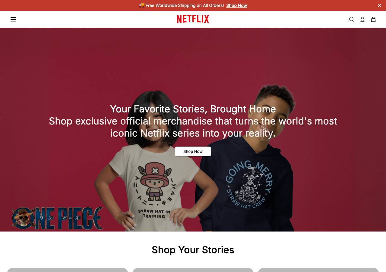 Screenshot of shopnetflixmerch.shop taken by the zone census on 2026-09-18