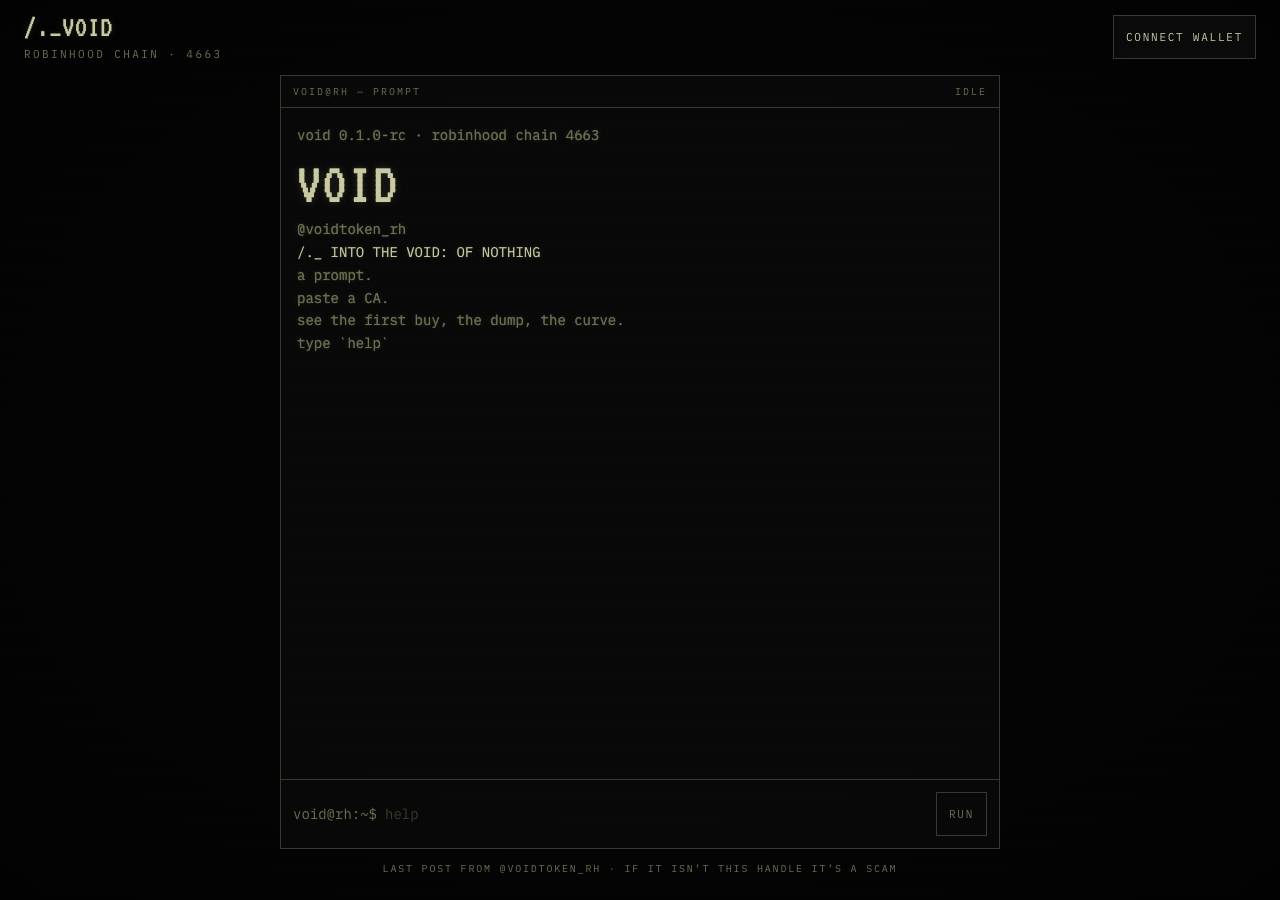 Screenshot of voidsh.fun taken by the zone census on 2026-09-18