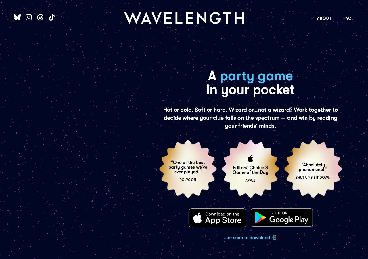Screenshot of wavelength.lol taken by the zone census on 2026-09-18
