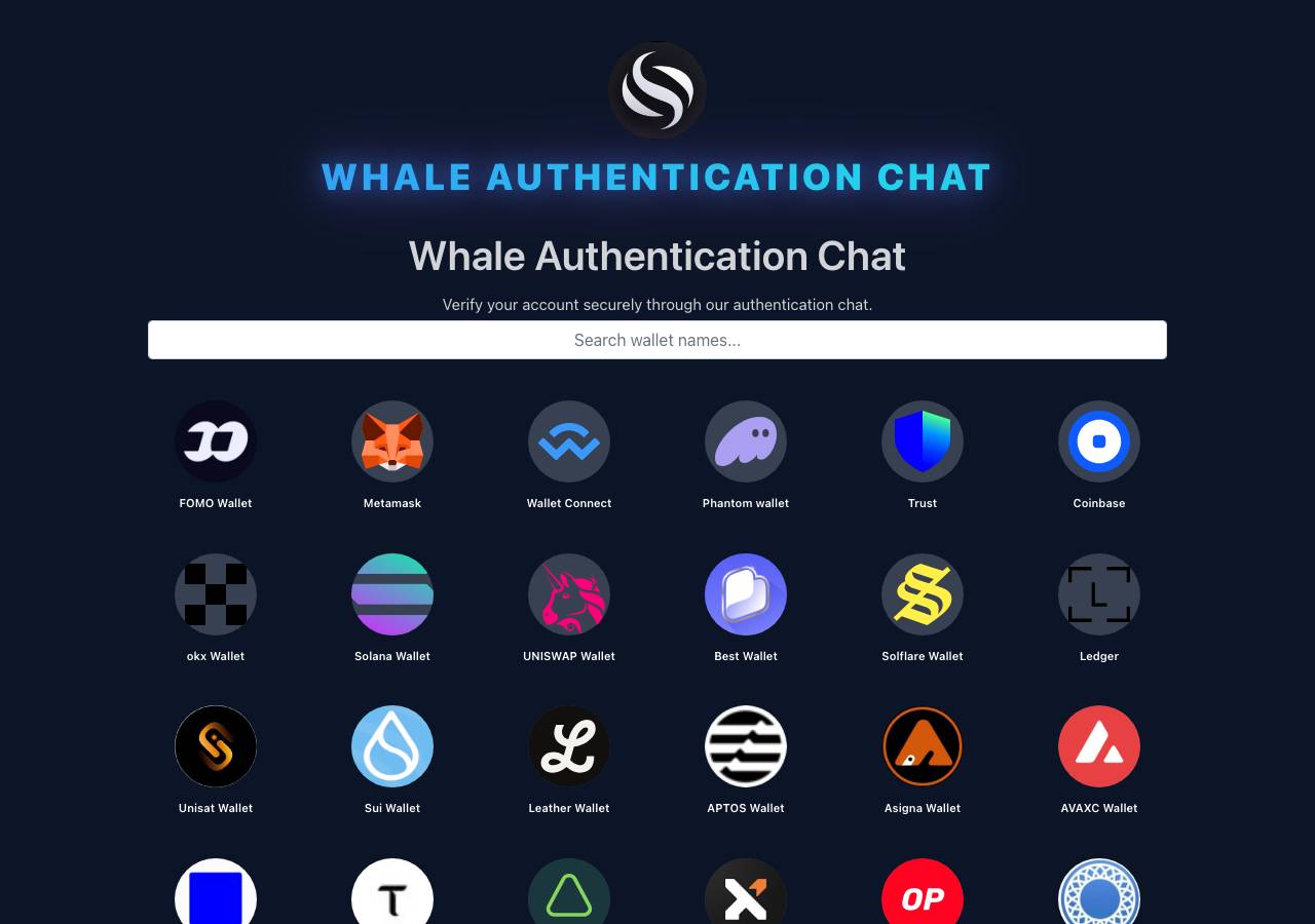 Screenshot of whalesverification.live taken by the zone census on 2026-09-18