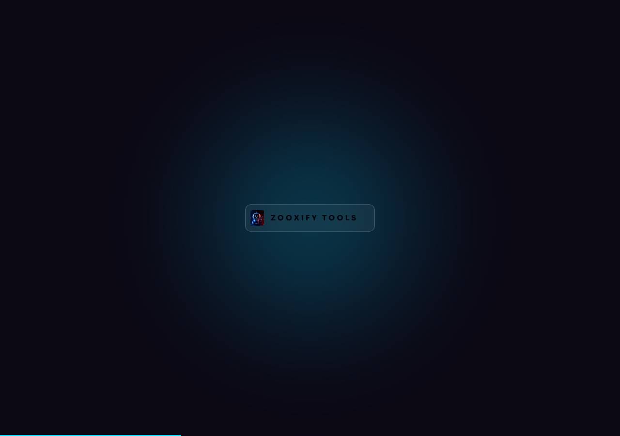 Screenshot of zooxifyaitools.store taken by the zone census on 2026-09-18