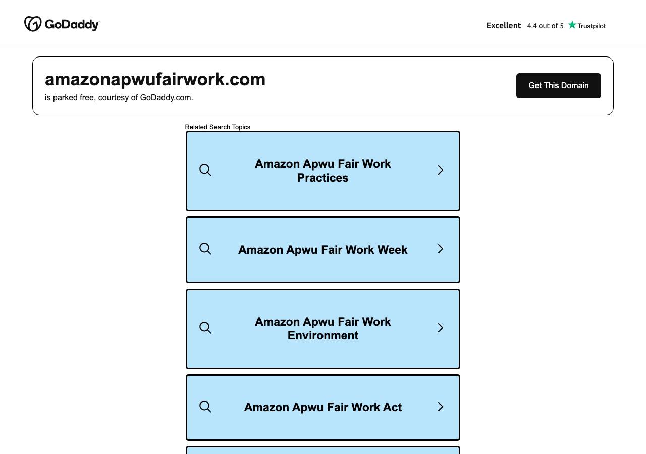 Screenshot of amazonapwufairwork.com taken by the zone census on 2026-09-19