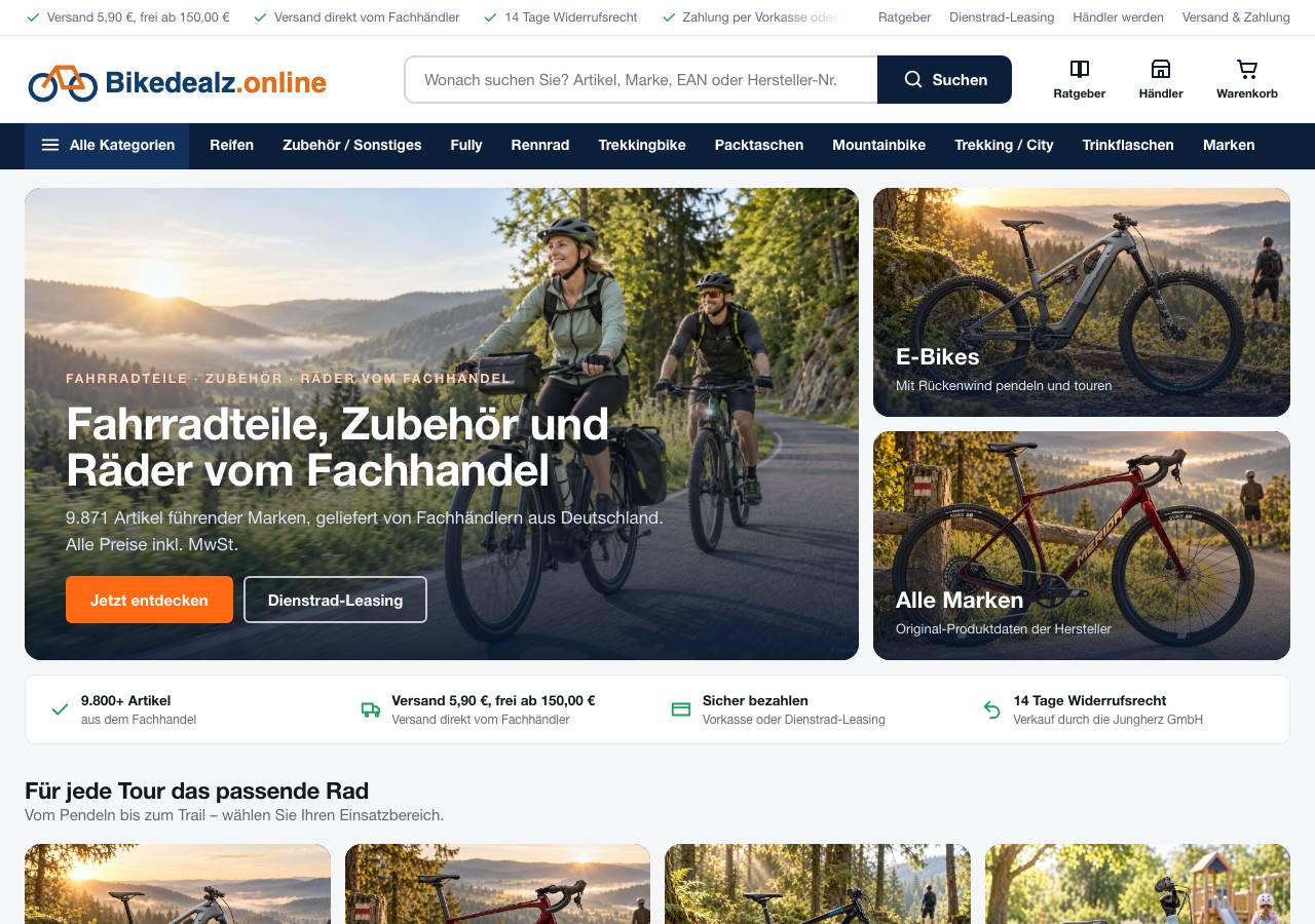 Screenshot of bikedealz.online taken by the zone census on 2026-09-19