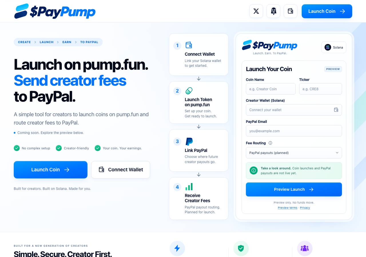 Screenshot of paywithpump.fun taken by the zone census on 2026-09-19