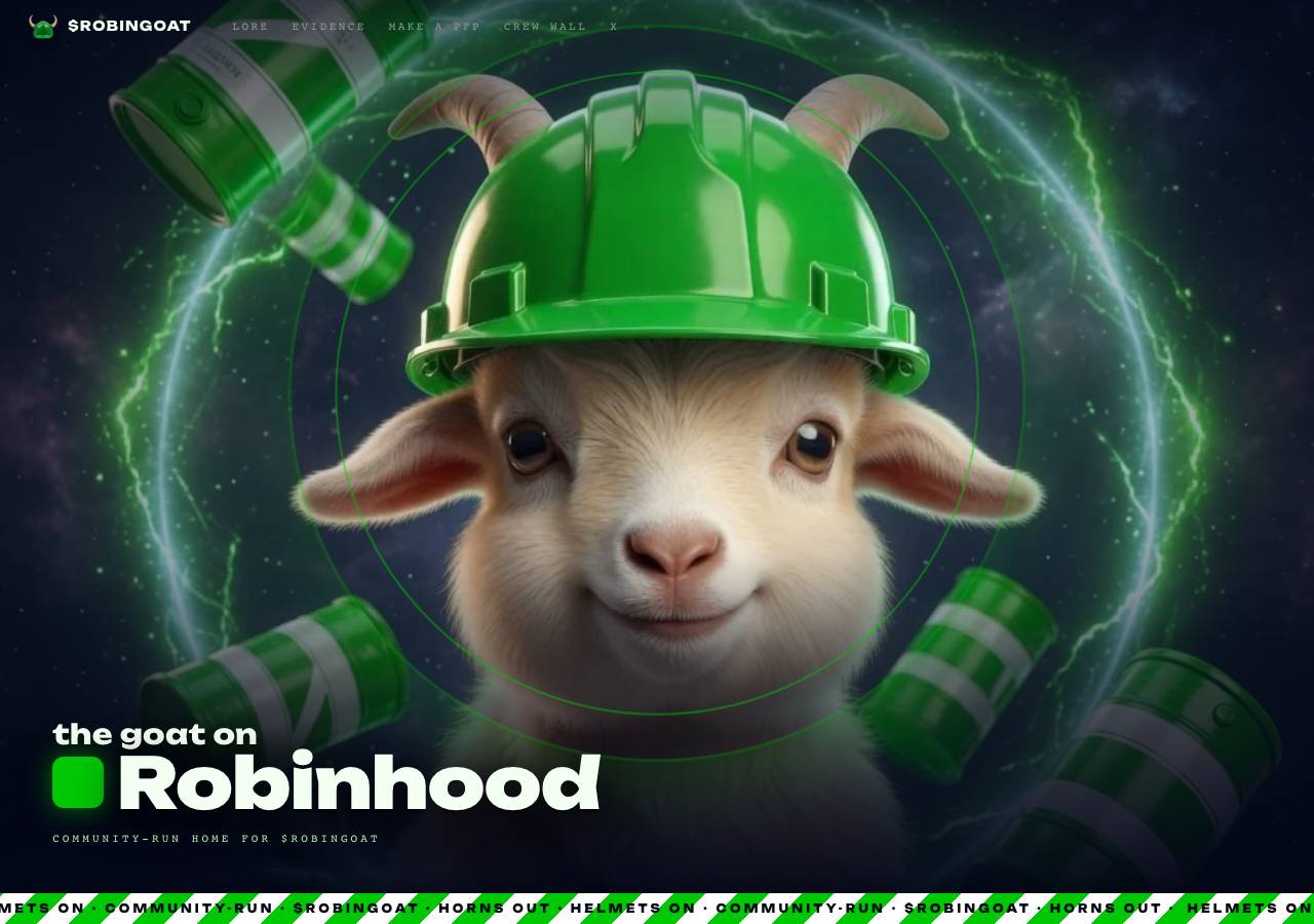 Screenshot of robingoat.xyz taken by the zone census on 2026-09-19