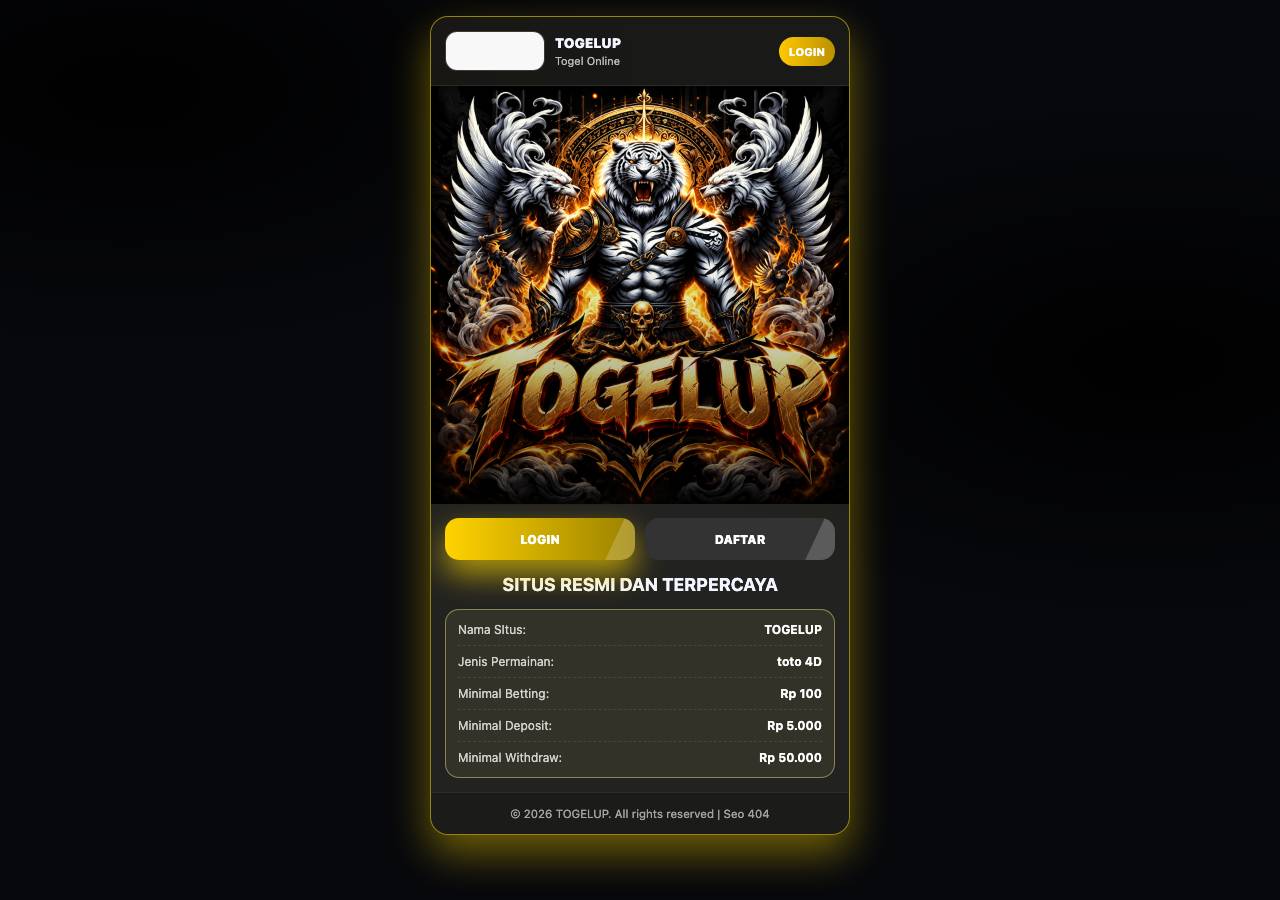 Screenshot of togelup-eupedia-1.store taken by the zone census on 2026-09-19