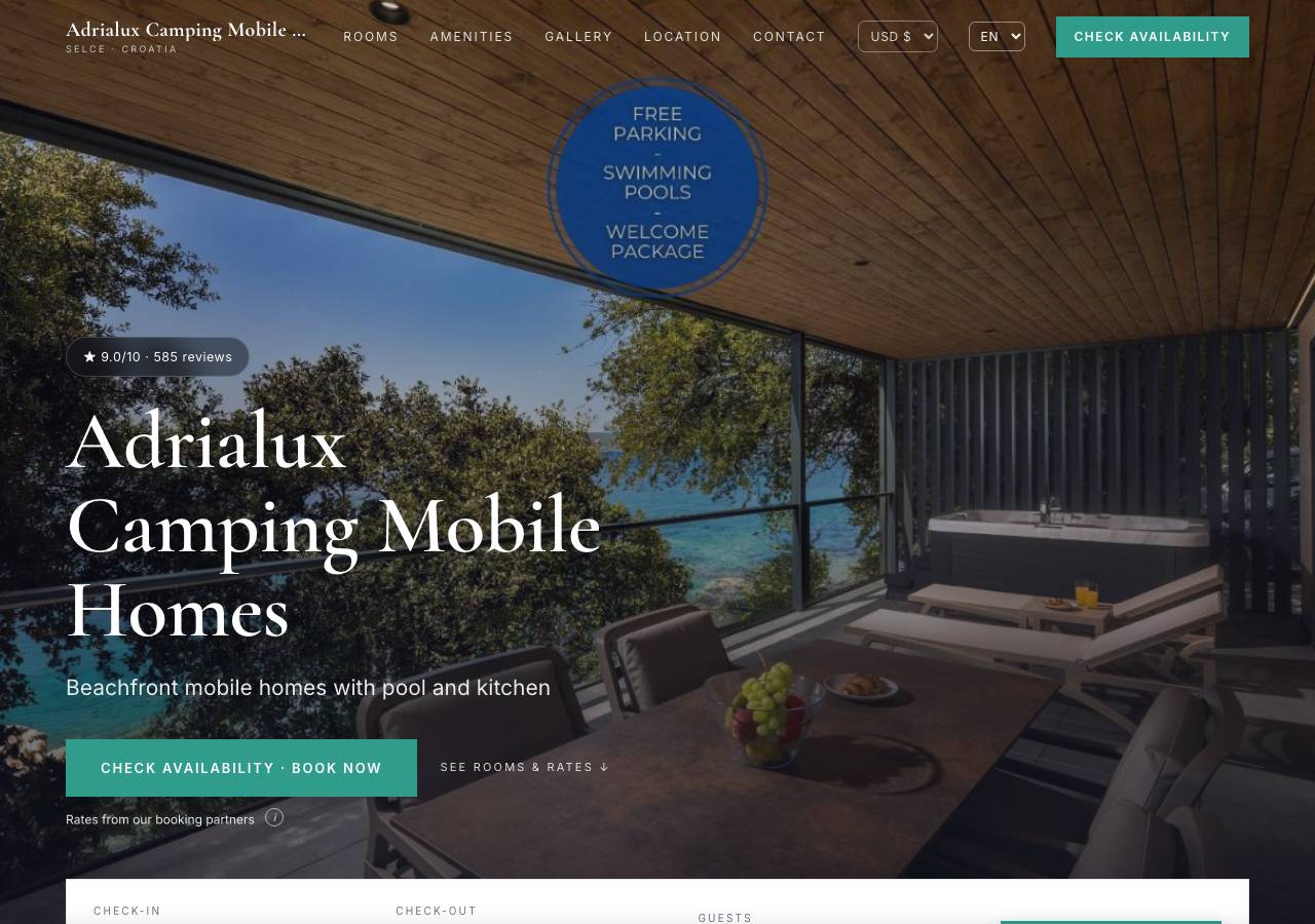 Screenshot of adrialux-mobile-homes.site taken by the zone census on 2026-09-20