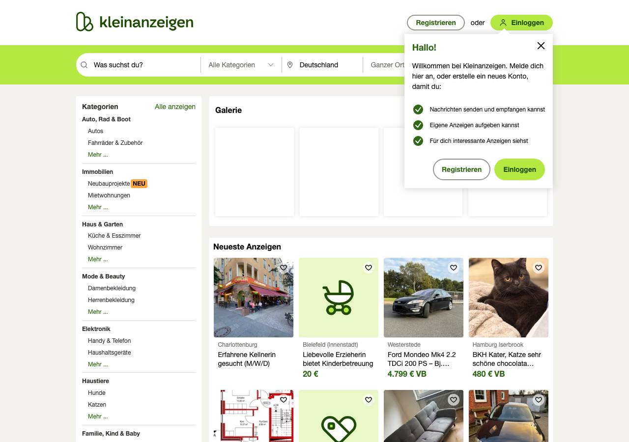 Screenshot of kleinanzeigen3849.top taken by the zone census on 2026-09-20