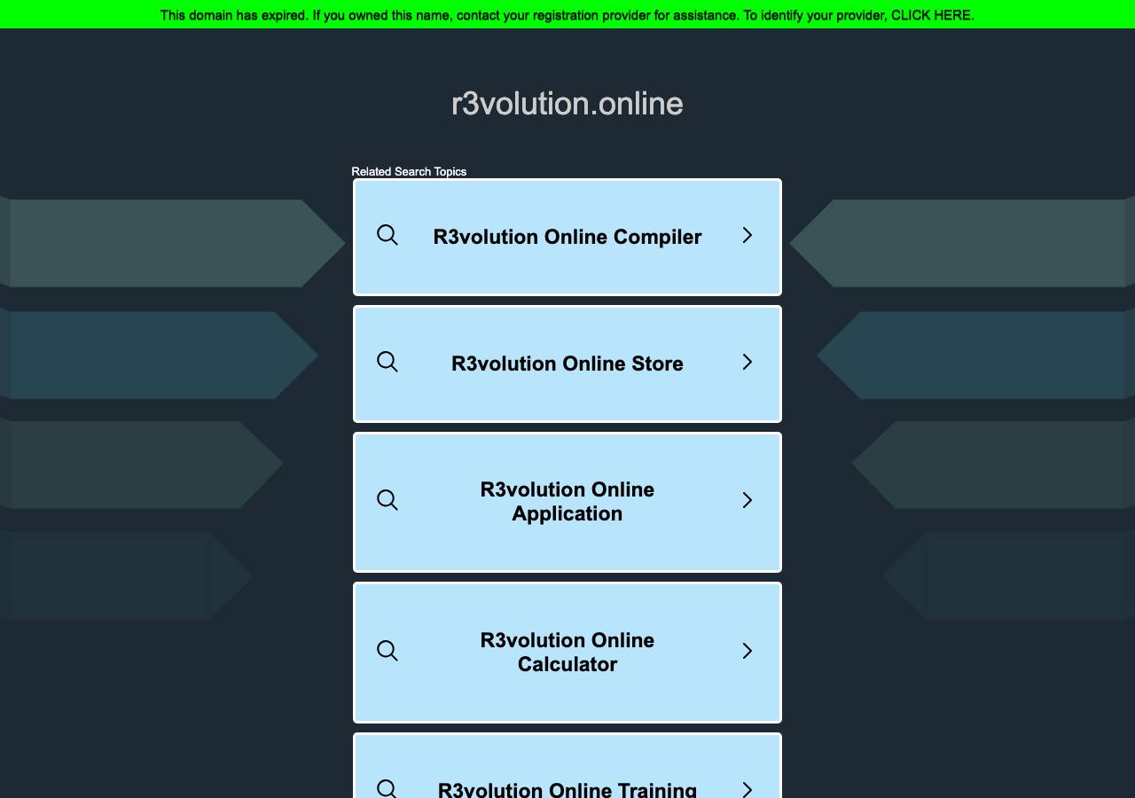 Screenshot of r3volution.online taken by the zone census on 2026-09-20