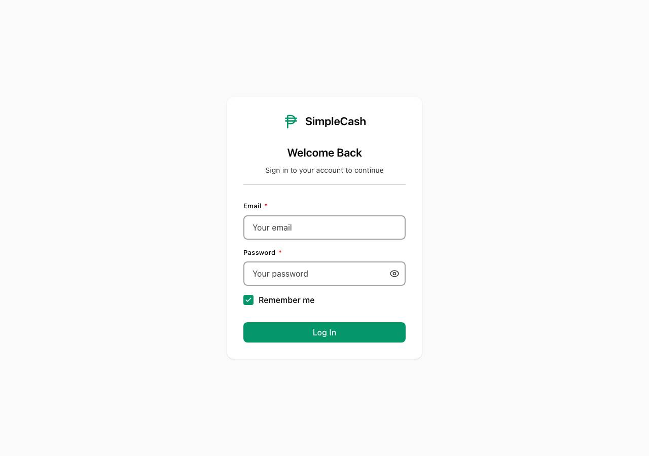 Screenshot of simplecash.bid taken by the zone census on 2026-09-20