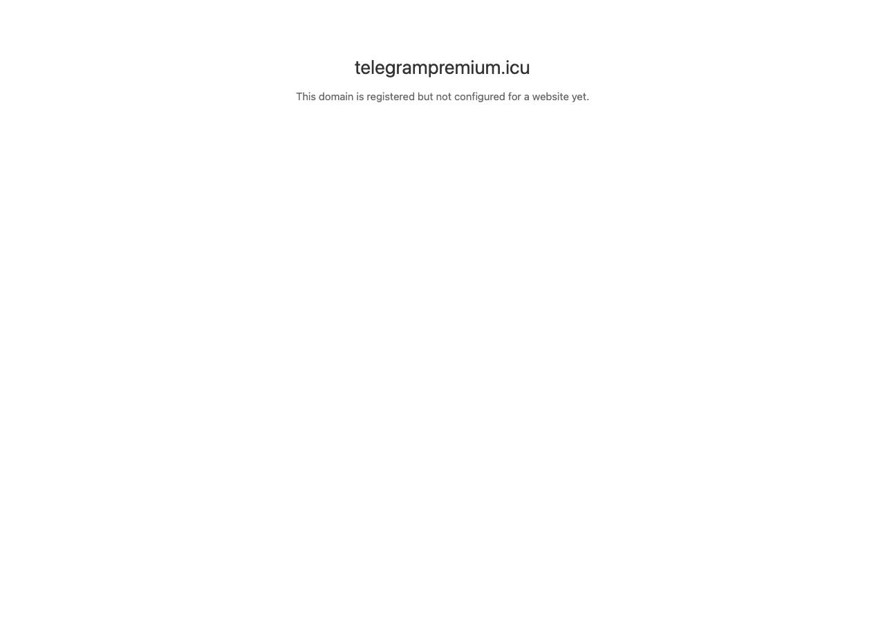 Screenshot of telegrampremium.icu taken by the zone census on 2026-09-20