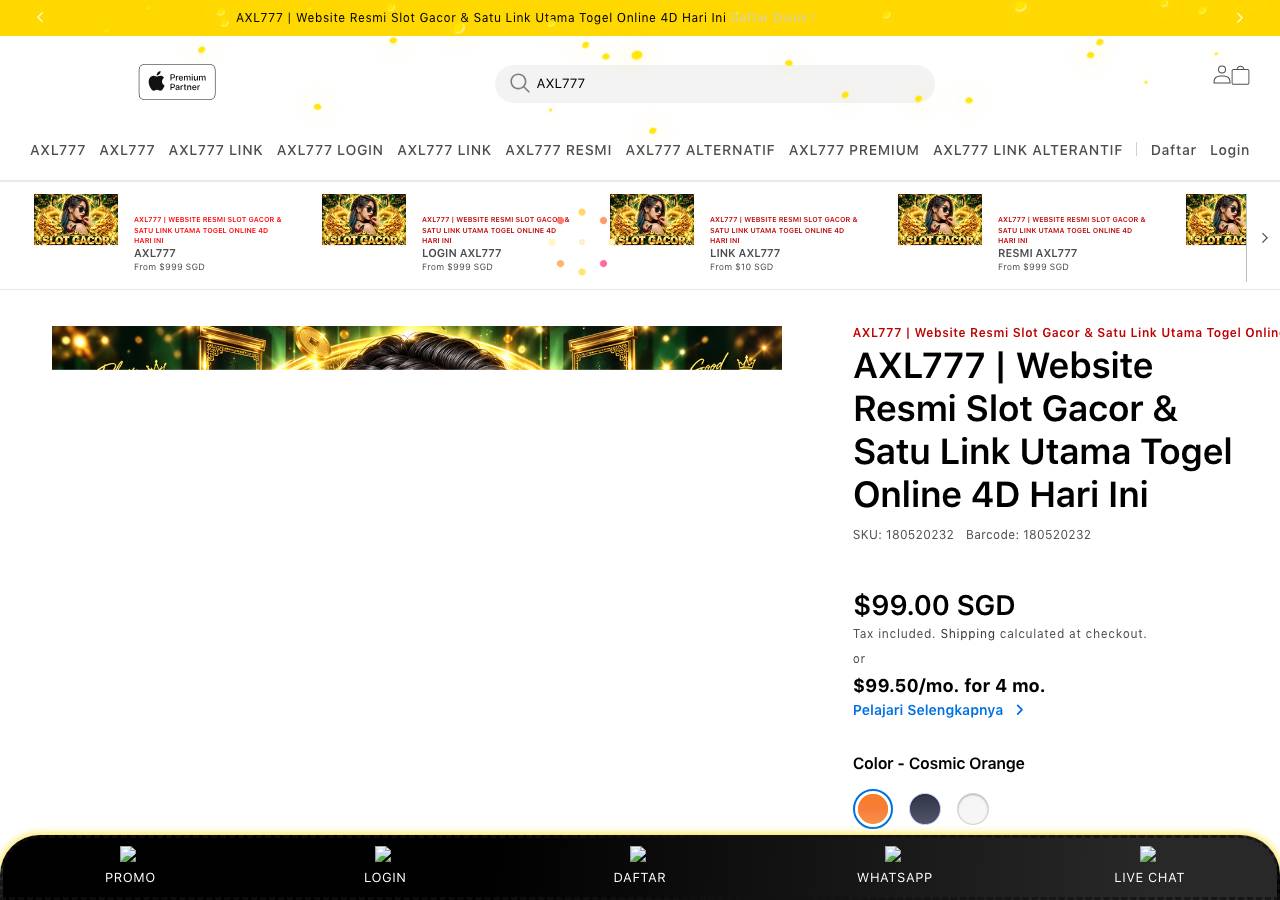 Screenshot of axl777-mobile.xyz taken by the zone census on 2026-09-21