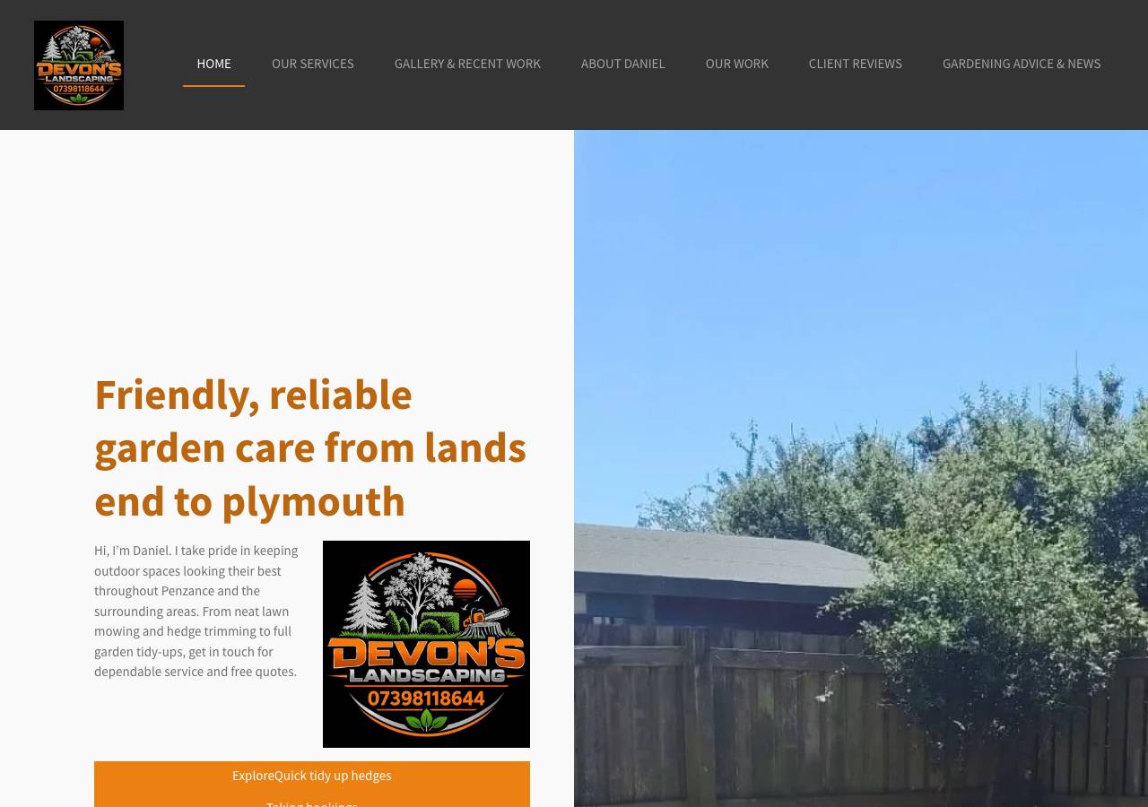 Screenshot of devonslandscaping1987gmail.com taken by the zone census on 2026-09-21