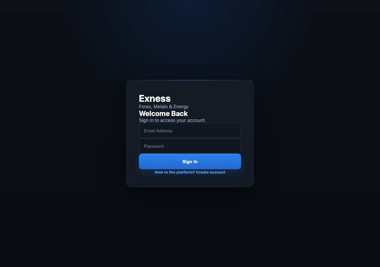 Screenshot of exness.tech taken by the zone census on 2026-09-21