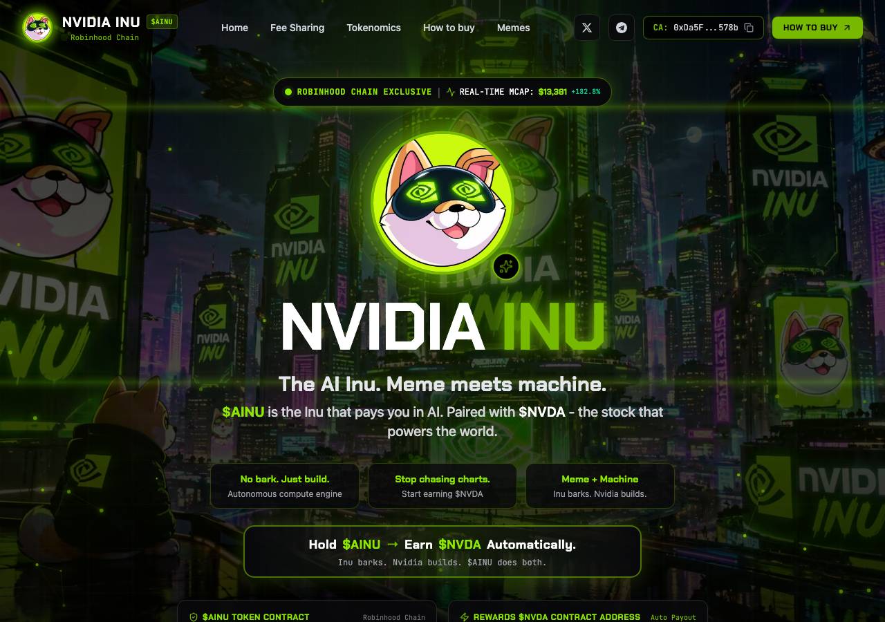 Screenshot of nvidia-inu.live taken by the zone census on 2026-09-21