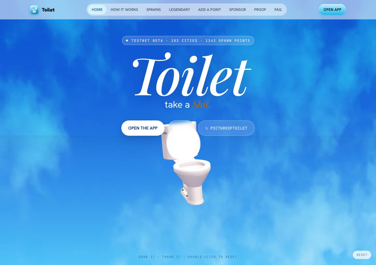 Screenshot of pictureoftoilet.xyz taken by the zone census on 2026-09-21