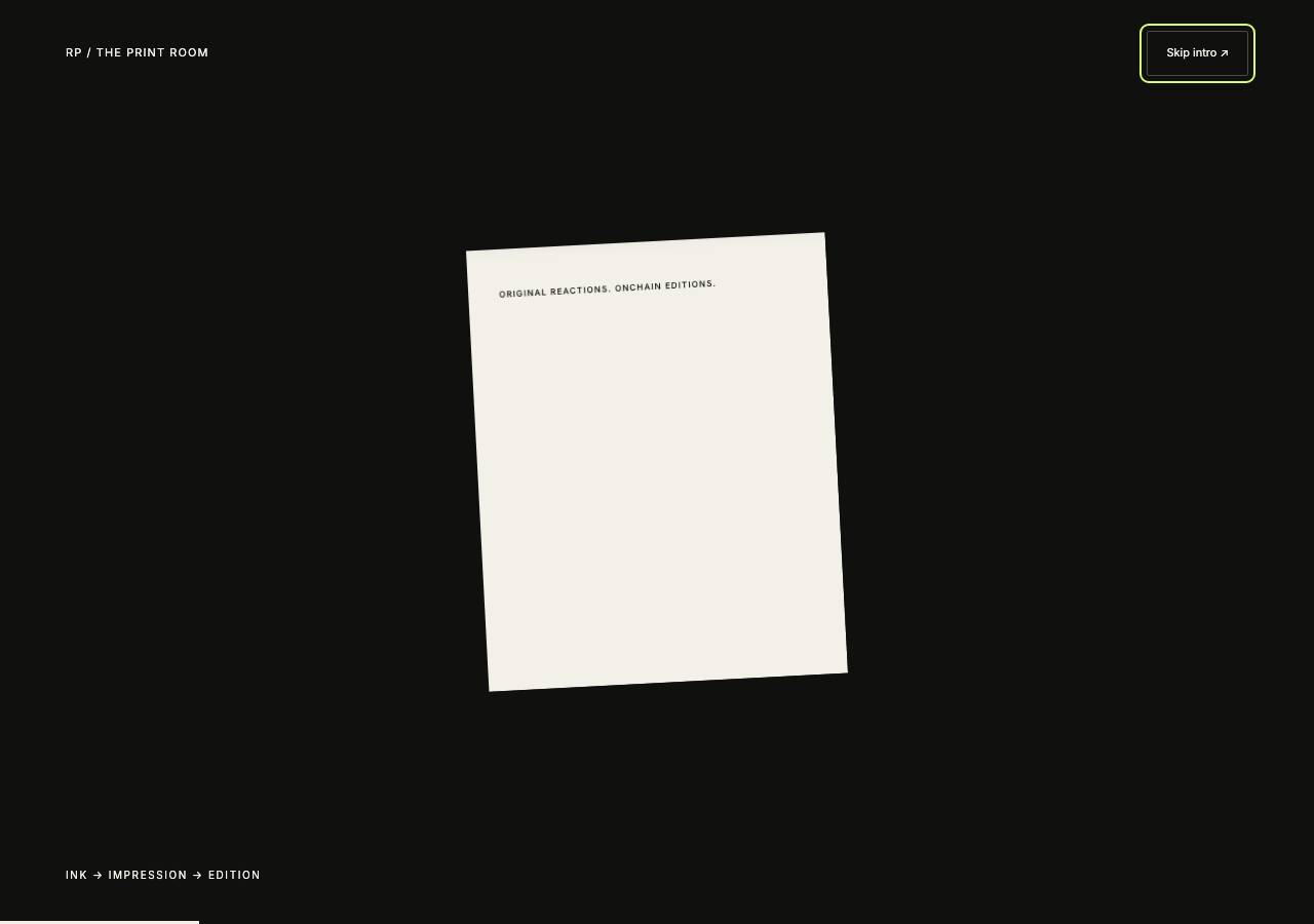 Screenshot of reactionpress.xyz taken by the zone census on 2026-09-21