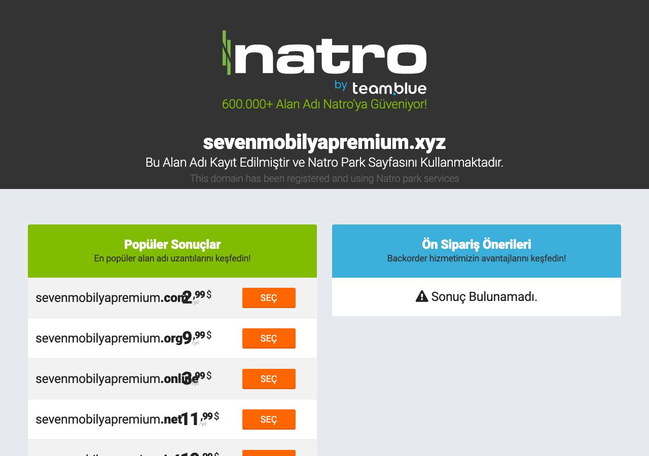 Screenshot of sevenmobilyapremium.xyz taken by the zone census on 2026-09-21
