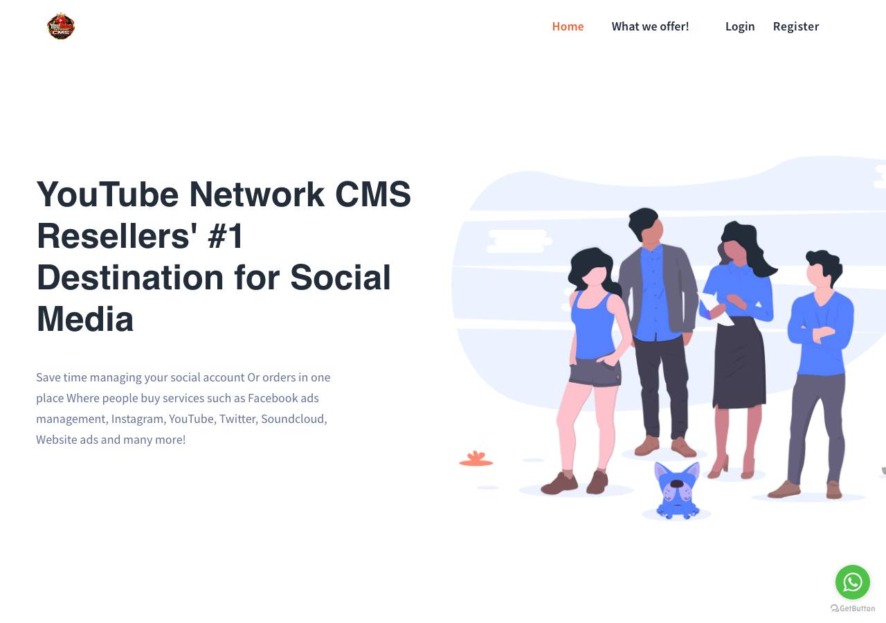 Screenshot of youtubenetworkcms.online taken by the zone census on 2026-09-21