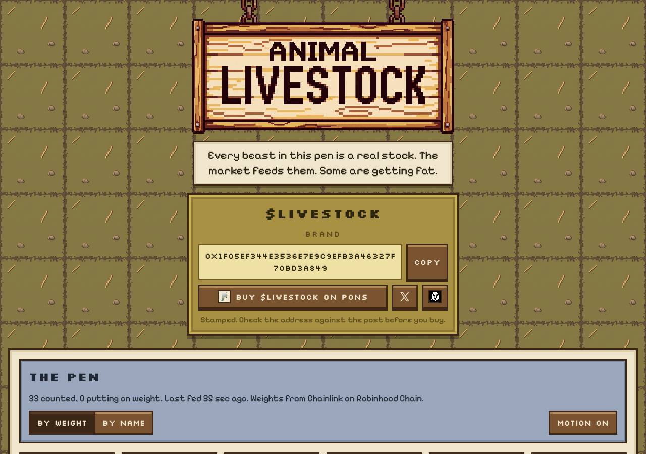 Screenshot of animallivestock.fun taken by the zone census on 2026-09-22