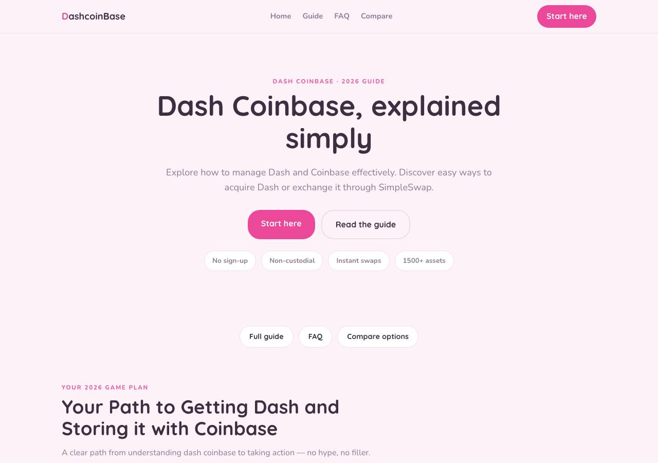 Screenshot of dashcoinbase.xyz taken by the zone census on 2026-09-22