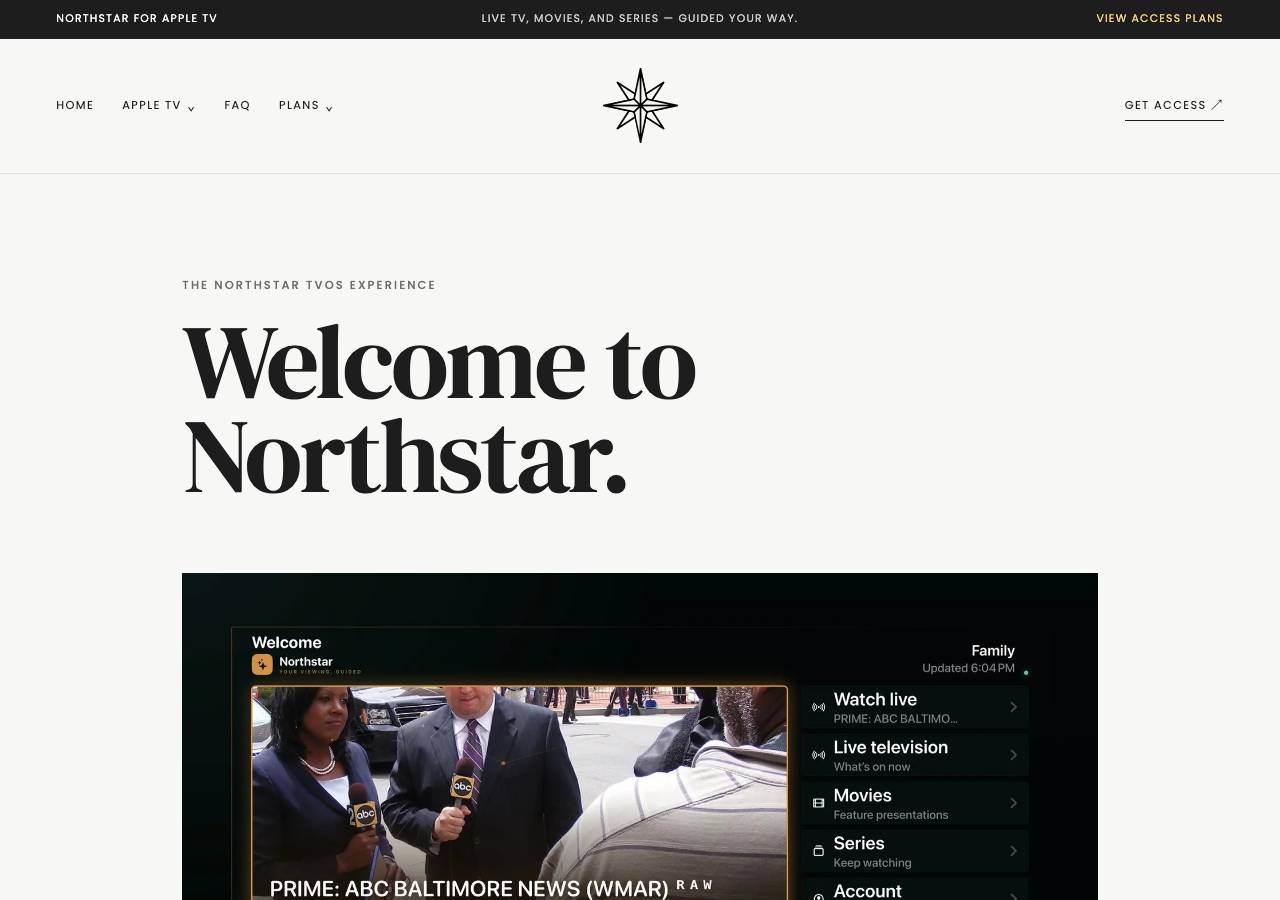 Screenshot of northtv.tech taken by the zone census on 2026-09-22