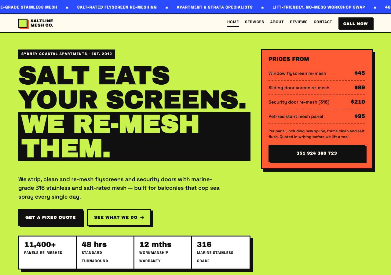 Screenshot of saltlinemesh.online taken by the zone census on 2026-09-22