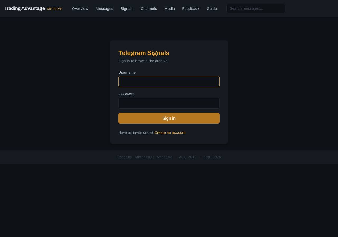 Screenshot of tradingadvantagearchive.xyz taken by the zone census on 2026-09-22