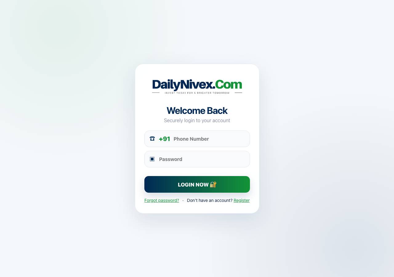 Screenshot of dailynivex.com taken by the zone census on 2026-09-25