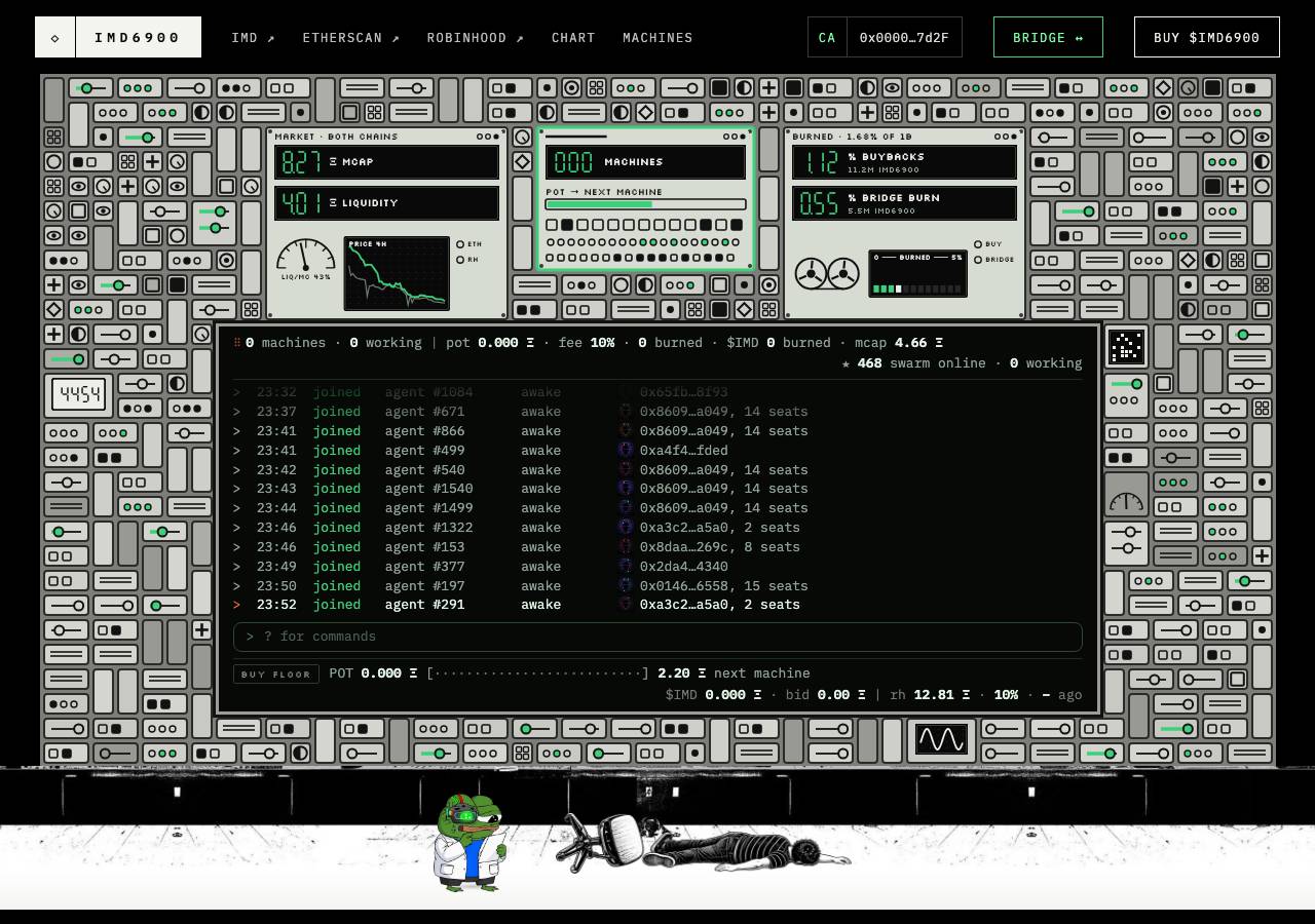 Screenshot of imdstr.fun taken by the zone census on 2026-09-25