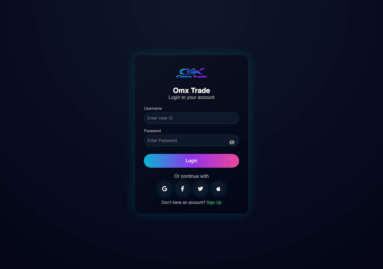 Screenshot of omxtrade.live taken by the zone census on 2026-09-25