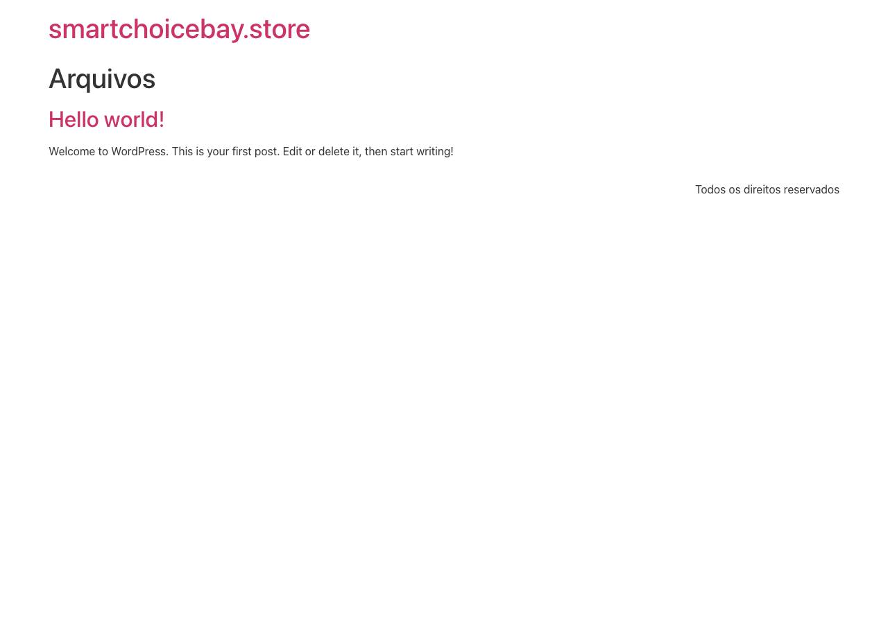 Screenshot of smartchoicebay.store taken by the zone census on 2026-09-25