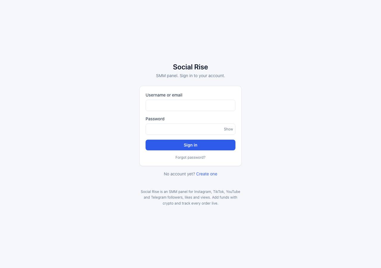 Screenshot of socialrise.club taken by the zone census on 2026-09-25