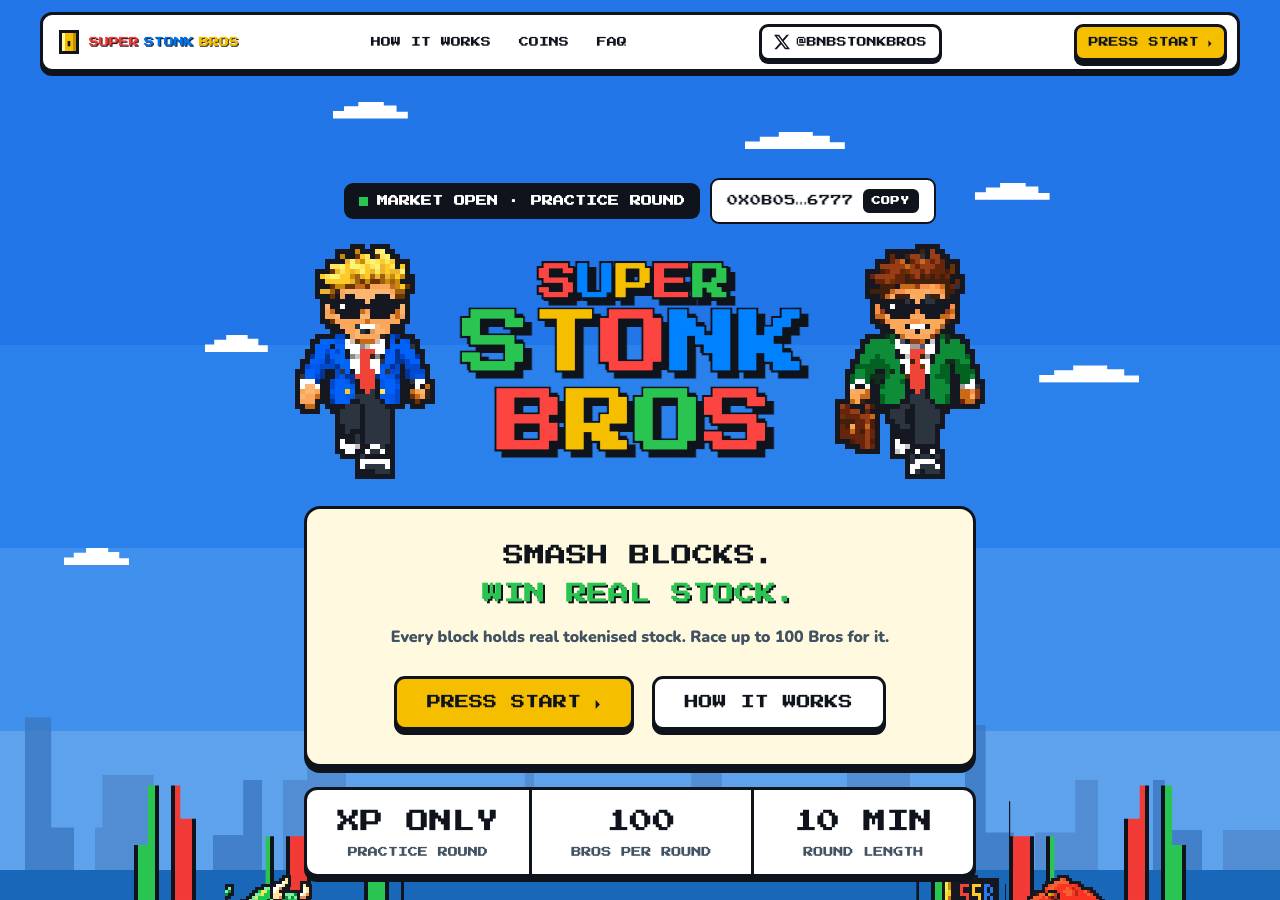 Screenshot of superstonkbros.xyz taken by the zone census on 2026-09-25