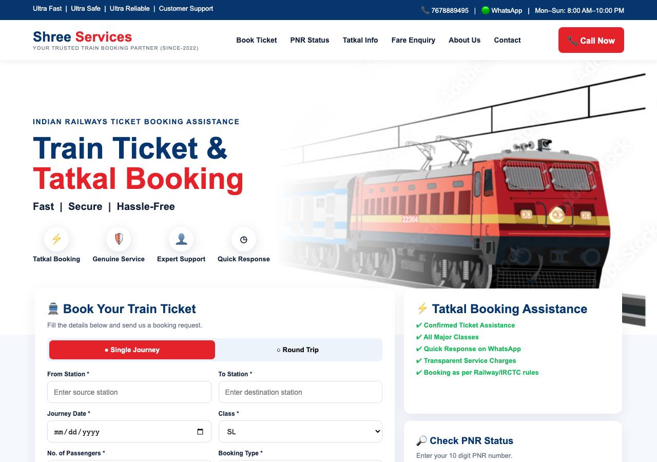 Screenshot of tatkalticket.xyz taken by the zone census on 2026-09-25