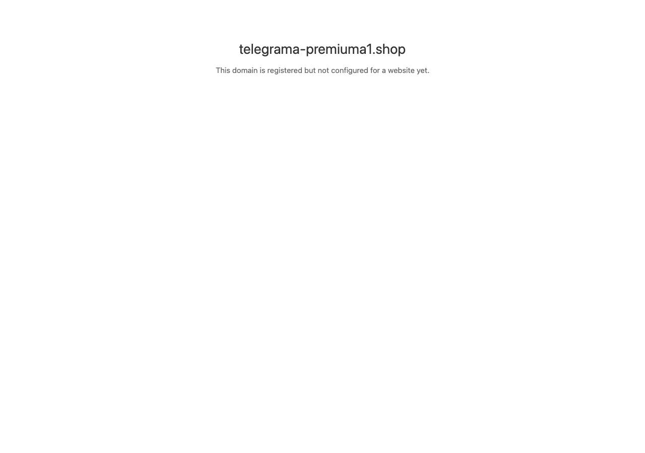 Screenshot of telegrama-premiuma1.shop taken by the zone census on 2026-09-25