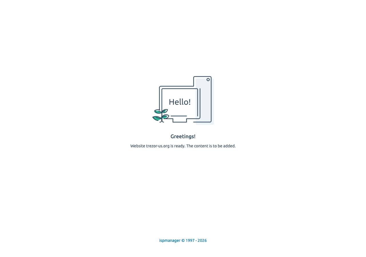 Screenshot of trezor-us.org taken by the zone census on 2026-09-25