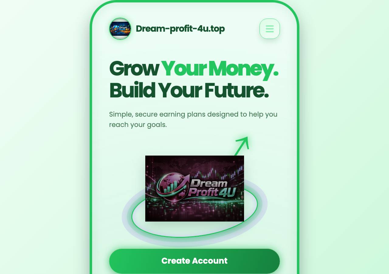 Screenshot of dream-profit-4u.top taken by the zone census on 2026-09-26