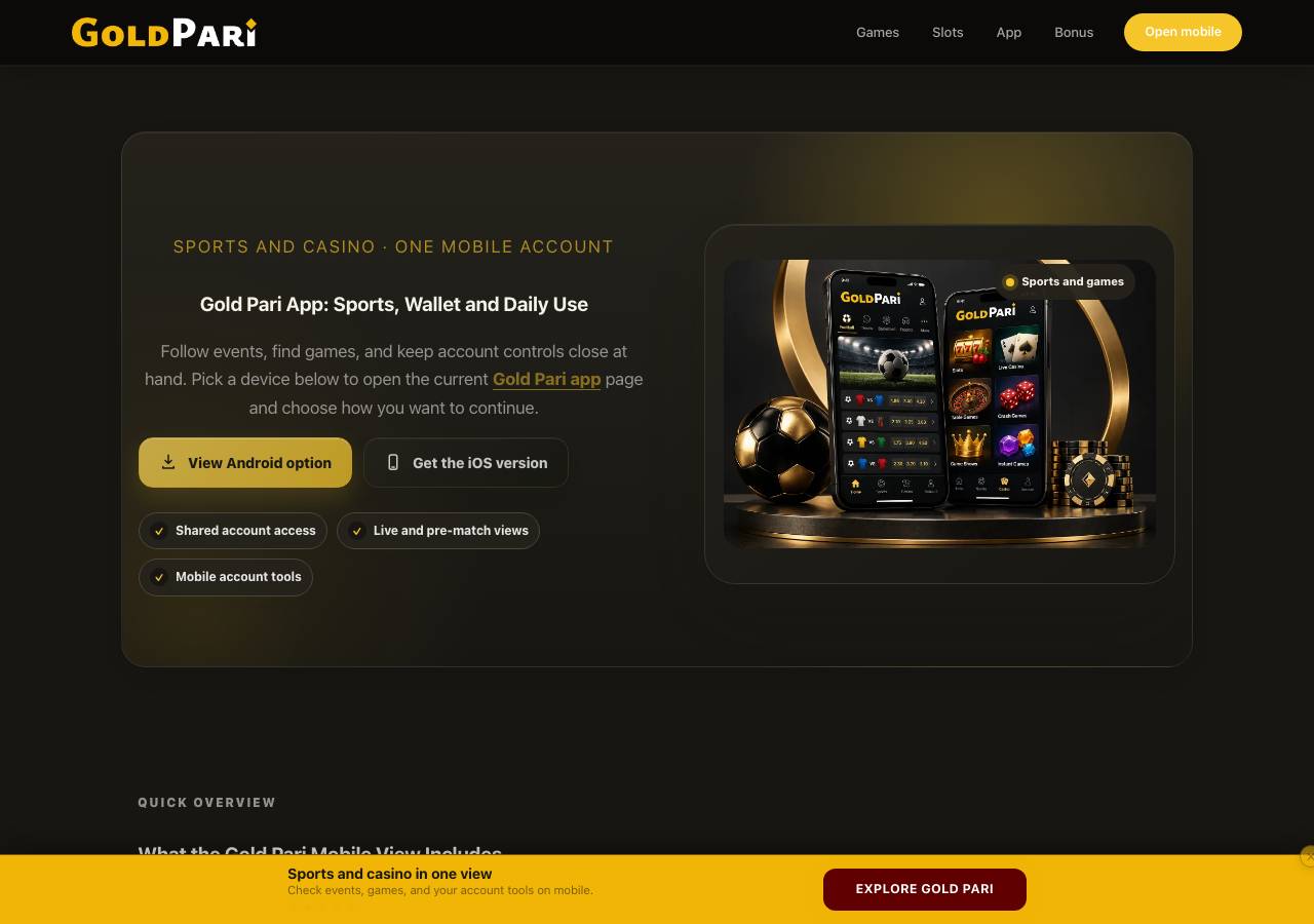 Screenshot of goldpari-mobile.app taken by the zone census on 2026-09-26