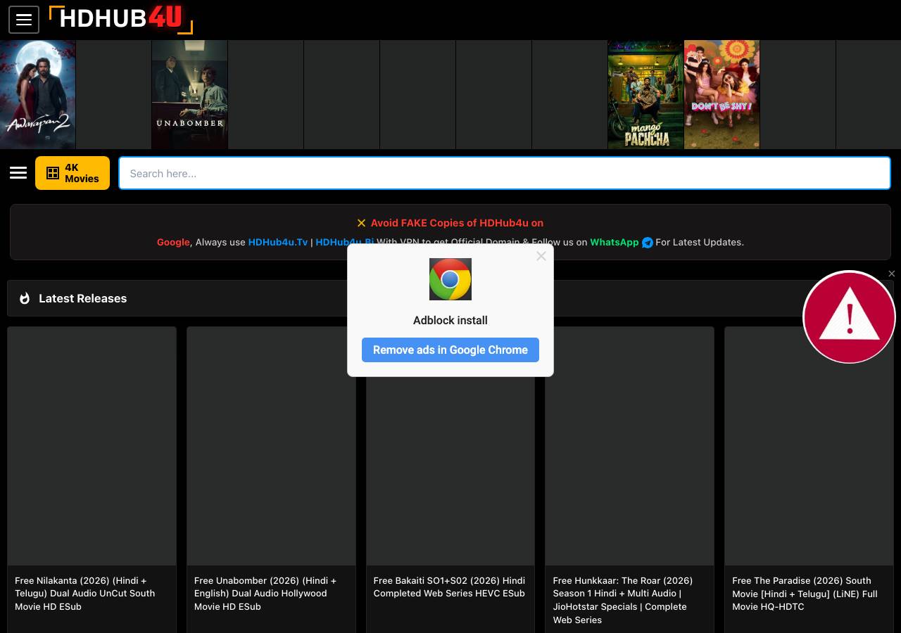 Screenshot of hdmovie55.xyz taken by the zone census on 2026-09-26