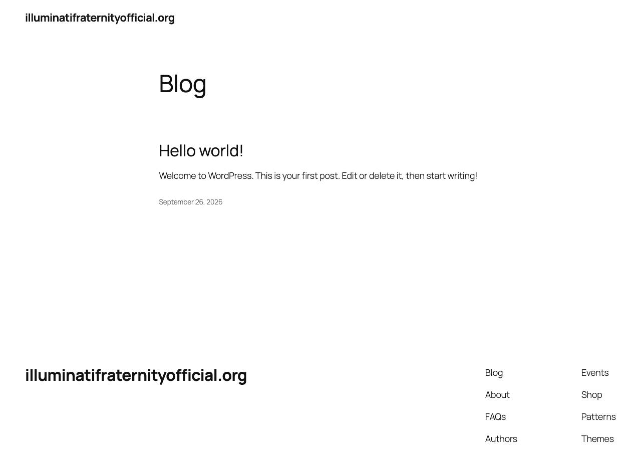 Screenshot of illuminatifraternityofficial.org taken by the zone census on 2026-09-26
