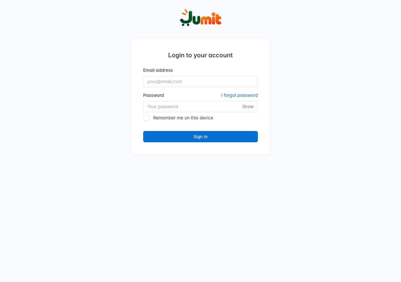 Screenshot of jumit.store taken by the zone census on 2026-09-26