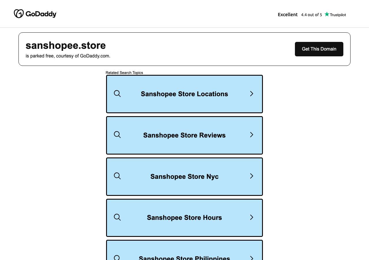 Screenshot of sanshopee.store taken by the zone census on 2026-09-26