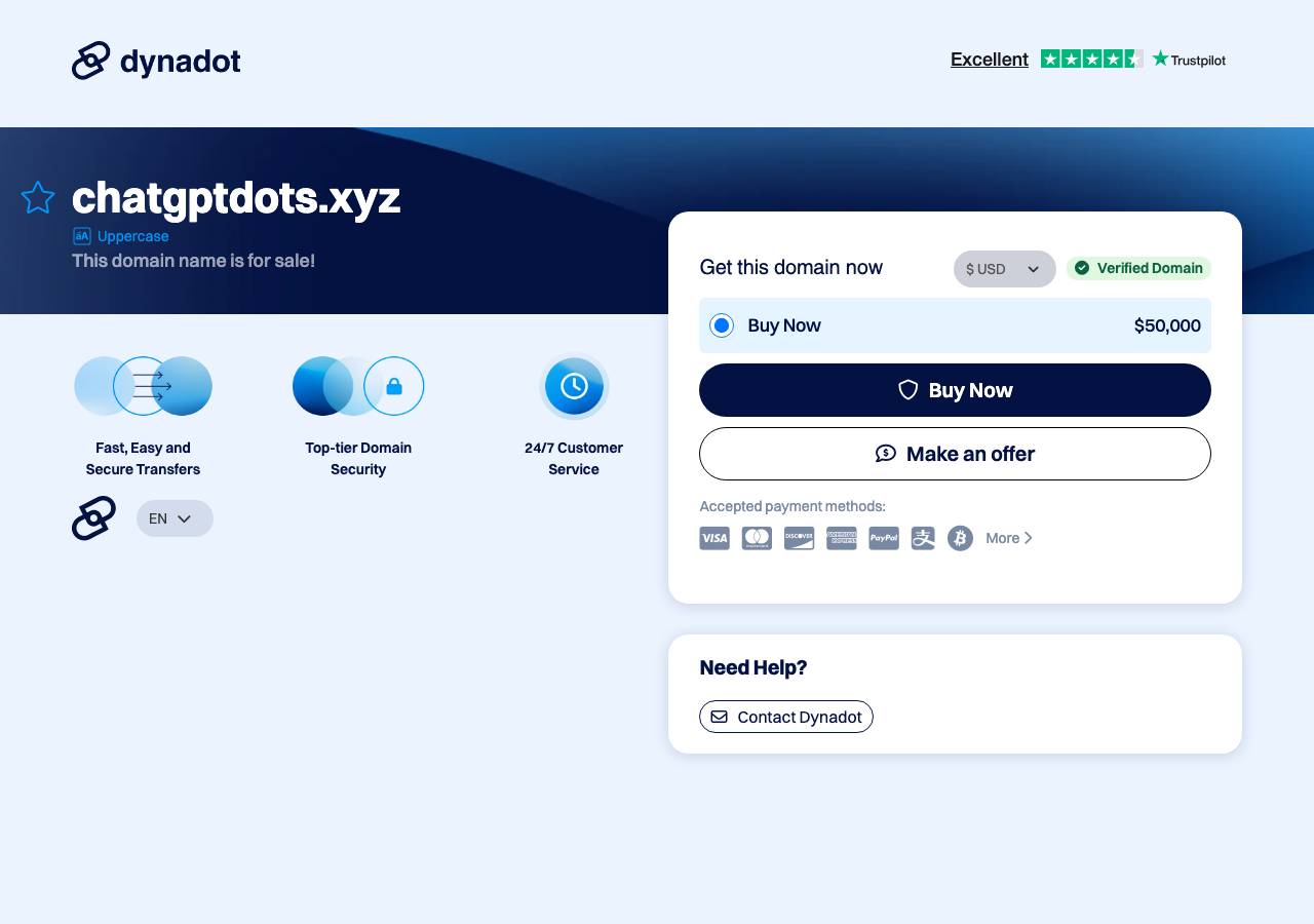 Screenshot of chatgptdots.xyz taken by the zone census on 2026-09-30