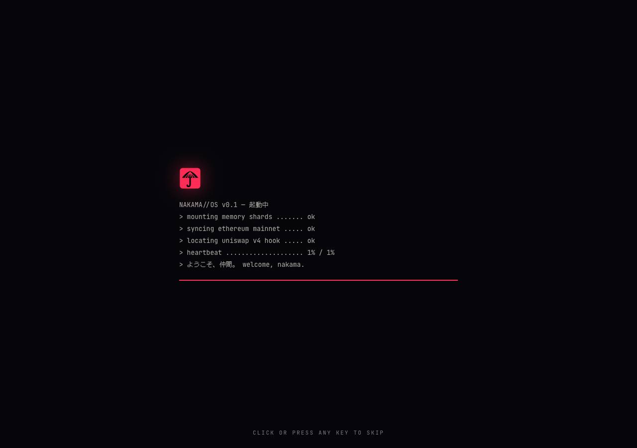 Screenshot of nakamav4.xyz taken by the zone census on 2026-09-30