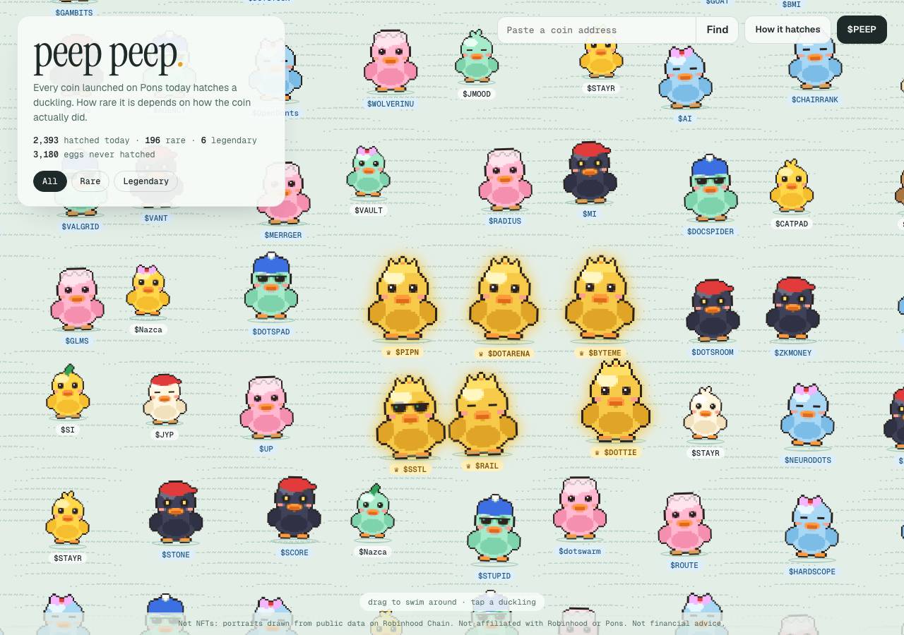 Screenshot of peeppeep.fun taken by the zone census on 2026-09-30